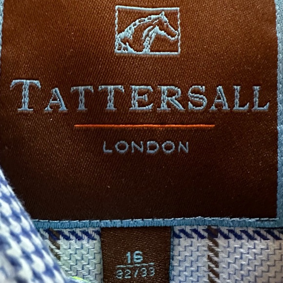 Men’s Tattersall Dress Shirt, Size 16 32/33 - Picture 8 of 8